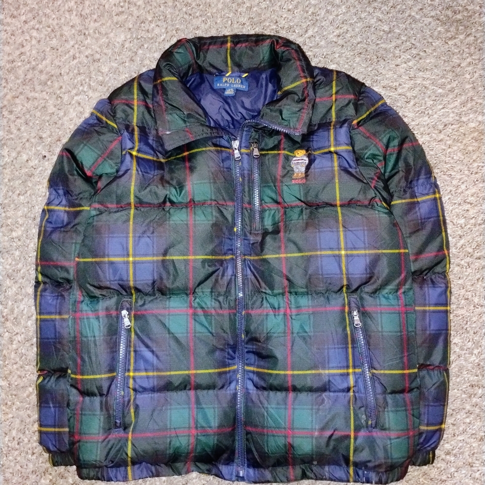 Polo by Ralph Lauren Kids Plaid Jacket - Green, Blue, Yellow